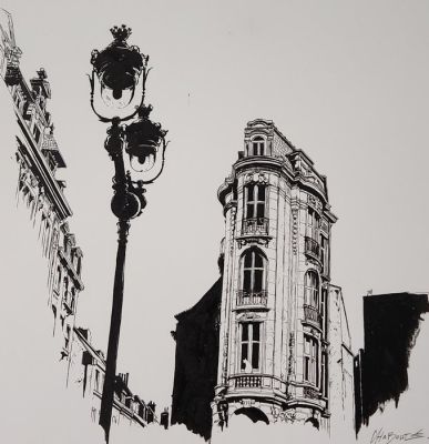 Chaboute, Christophe - 1 Original drawing - Ville | Catawiki