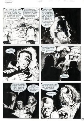 Dotti, Maurizio - 1 Original page - Dampyr #34 - "La caverna dei Troll" - 2003 | Catawiki