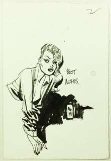 Bernet, Jordi | Original drawing â€œPin-upâ€ Best wishes | Catawiki