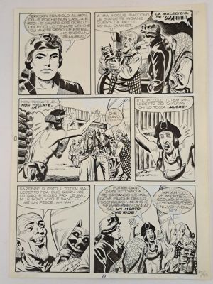EsseGesse - 1 Original page - Comandante Mark: Il Totem dei Cayugas - 1973 | Catawiki