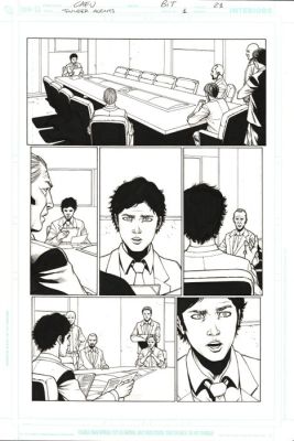 CAFU & Bit - 1 Original page - Thunder Agents | Catawiki