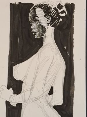 Altuna, Horacio - 1 Original drawing - Pin Up | Catawiki