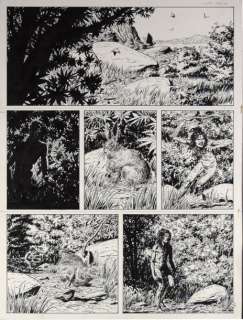 Auclair, Claude | CELUI QUI ACHEVE Planche originale Ã  l’encre de chine n°12, | Cornette de St Cyr