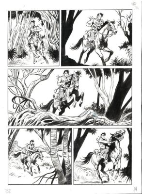 Laurenti, Mauro - 3 Original page - Zagor #701 - "Il passato di Jenny" - 2023 | Catawiki