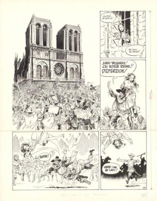 Alexis | Planche originale n°23, Notre-Dame de Paris - Cinemastock | Daniel Maghen