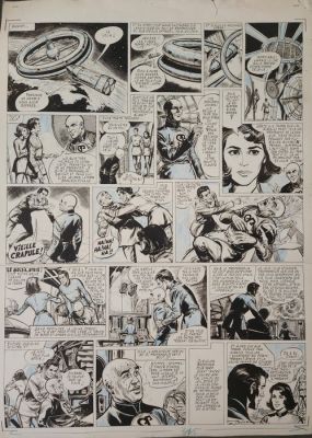 Claude Pascal - 1 Original page - Le chantage fantastique - Hebdomadaire Le Hérisson - 1950 | Catawiki