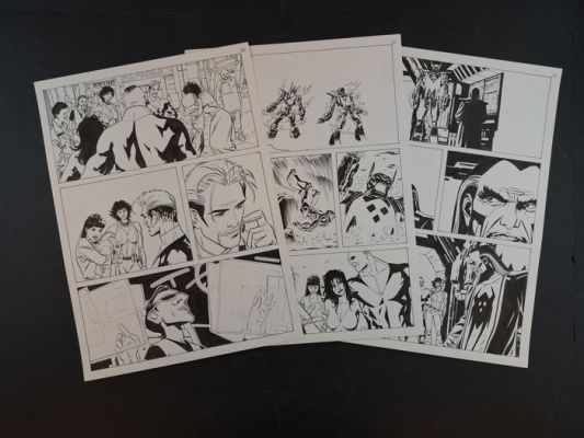 De Angelis, Roberto - 3 Original page - Nathan Never: Futuro - 2011 | Catawiki