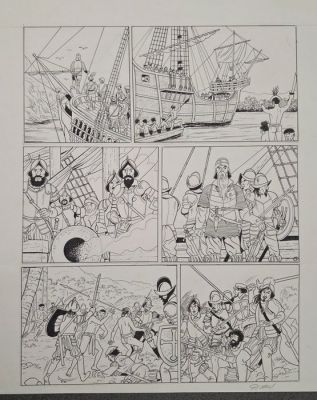 Renaud (Denauw, Renaud) - 1 Original page - Harry Dickson T13 - L’Or de Malacca - 2018 | Catawiki