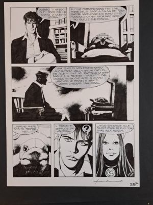 Roi, Corrado - 1 Original page - Dylan Dog - Gita Fuori Porta