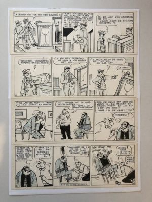 Sleen, Marc - 1 Original page - Nero - De vliegende handschoen