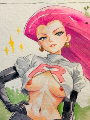 Fang Daniel - 1 Original colour drawing - Pokemon - Rocket Temptation - 2026 | Catawiki