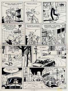 Macherot - Lot 428 - Clifton planche n°11 à l‘encre de Chine de…