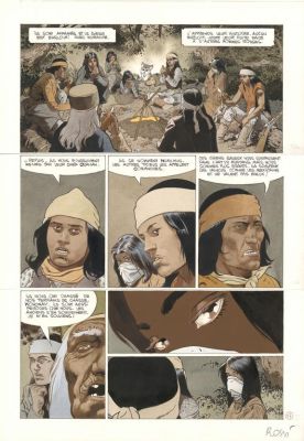 Christian Rossi | Planche originale n° 57 - Comanche Trail | Daniel Maghen