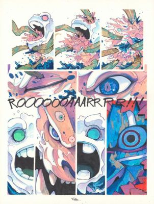 Davide Tosello | Planche originale n°114 - Maison Croa Croa | Daniel Maghen