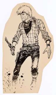 Hermann | Chick Bill, illustration hommage à l’encre de… | Millon