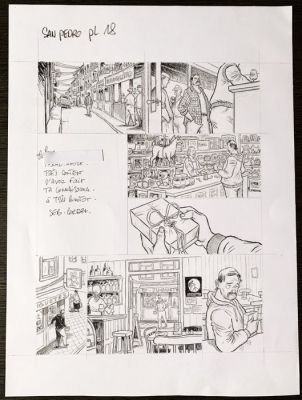 Au nom du fils - 2 planche originale + album dédicacé - 2023 | Catawiki