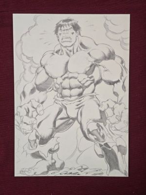 Castellini, Claudio - 1 Original drawing - Hulk | Catawiki
