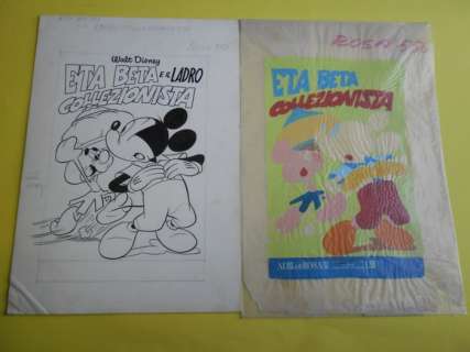 Walt Disney | original cover Topolino Albi della Rosa n. 556 (1965) | Catawiki