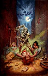 Mark Romanoski | Comic Book Cover The Mummy in New York | Spiderweb Art Gallery