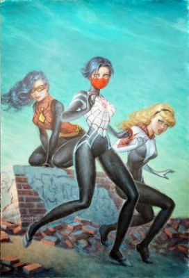 Chiodo, Joe - SPIDER-GEDDON #4 Cover | ComicConnect (Buy It Now)