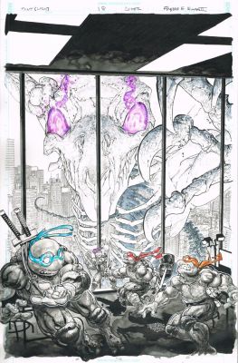 Freddie E. Williams II | TMNT (2024) (Issue 18, Cover) 11 x 17 | Freddie E. Williams II