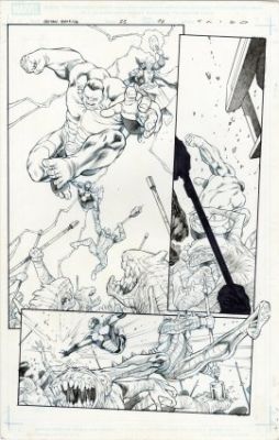 Taibo, Mariano - CAPTAIN AMERICA (2013) #23 Half Splash