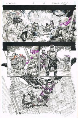 Freddie E. Williams II | TMNT (2024) (Issue 18, Pg 20) 11 x 17 | Freddie E. Williams II
