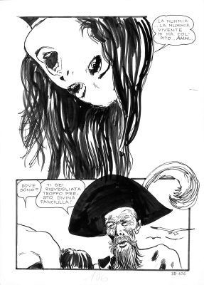 Manara – Tavola Originale “Jolanda De Almaviva” n. 38, Pagina 106 | Love Original Art