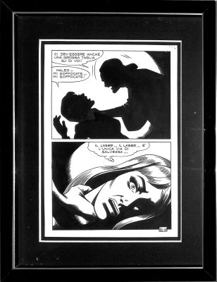 Magnus – Tavola Originale – Satanik n.101, Pagina 86 - IN CORNICE | Love Original Art