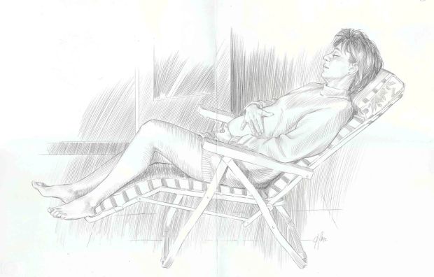 Joan Mundet | Mundet – Original drawing – Pregnant woman | Origin Of Comics