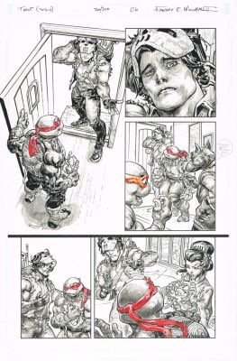 Freddie E. Williams II | TMNT (2024) (Issue 20/300, Pg 06) 11 x 17 | Freddie E. Williams II