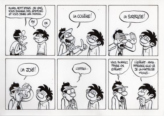 Fabrice Erre | Planche originale "Gaston making gaffes" | Les dessinateurs