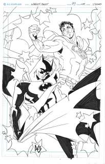 A.L. Kaplan | World’s Finest #39 Cover D (DC Comics) Original Art | A.L. Kaplan