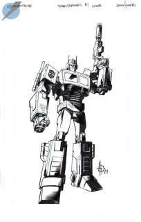 Jason Howard - Transformers Issue 1 Page Cover