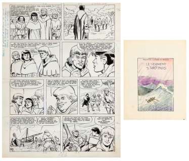 Sirius | Les Timour, planche n°41 à l’encre de Chine et… | Millon