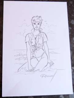 Renaud | Original pencil drawing  - Jessica Blandy | Catawiki