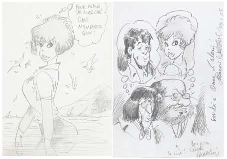 Walthéry | Natacha 14 et 19. Tome 14 agrémenté d’une… | Millon