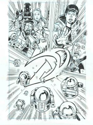 Roger Bonet | Original back cover: Netropolis – Roger | Origin Of Comics