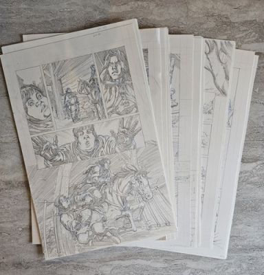 Game Of Thrones #24 Pages 1-29 Tommy Patterson Original Art (Pencils) | eBay US (Buy It Now)