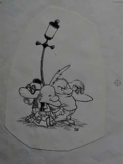 Zep (Chappuis, Philippe) | Dessin original pour un ex - libris  - Titeuf | Catawiki
