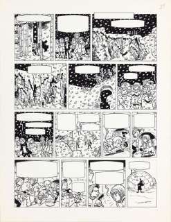 Craenhals | Les 4 As, planche n°31 à l’encre de Chine et… | Millon