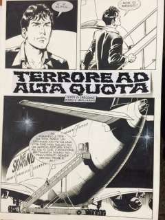 Bigliardo, Daniele | Original title page  - Dylan Dog no. 304  - â€œTerrore ad alta quotaâ€  - (2011) | Catawiki
