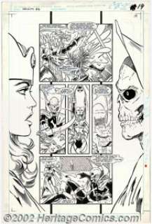 Todd McFarlane and Tony DeZuniga - Original Art for Infinity, Inc. #16, pages 5 and 16 (DC, 1985). Two outstanding - | Heritage