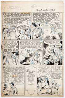 Edd Ashe Romantic Western #1 Story Page 10 Original Art (Fawcett, 1949). Golden Age romantic/frontier page, -