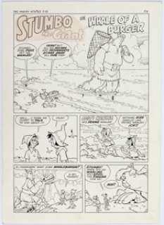 Harvey Hits Magazine #63 Original Art Complete 5-Page Story (Harvey Comics, 1962). Stumbo the Giant goes - | Heritage