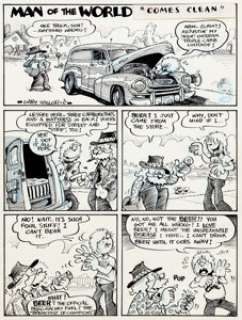 Gary Hallgren Facts o’ Life Funnies Complete 4-Page Story Original Art (Multi Media Resource Center, 1972). A - | Heritage