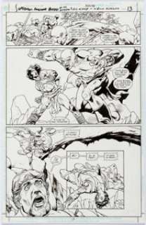 Gil Kane and Kevin Nowlan Superman: Blood of my Ancestors Story Page 13 Original Art (DC, 2003). An impressive - | Heritage