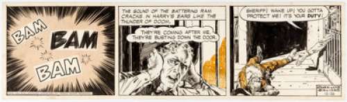 Jose Luis Salinas Cisco Kid Daily Comic Strip Original Art dated 12-26-52 (King Features, 1952). An imprisoned - | Heritage