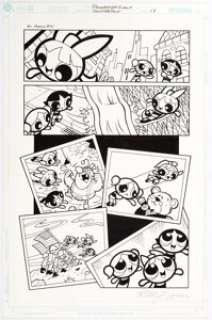 Phil Moy Powerpuff Girls #11 Page 18 Original Art (DC, 2000). These comics really captured the feeling of the -
