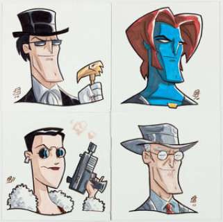 Otis Frampton - Starman-Related Illustrations Original Art Group of 4 (2010-11). Inspired by characters from -